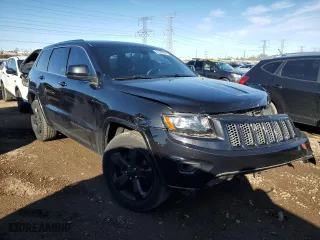 2015 Jeep Grand Cherokee Altitude with VIN 1C4RJFAG8FC767556, listed as a Copart auction lot 81266894 with 131,242 mi miles and Salvage Title. Bid and sale history available at carsss.com. Image 4.