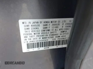 2008 Acura RL Tech Pkg with VIN JH4KB16638C003424, listed as a IAAI auction lot 41657001 with 81,612 mi miles. Bid and sale history available at carsss.com. Image 9.