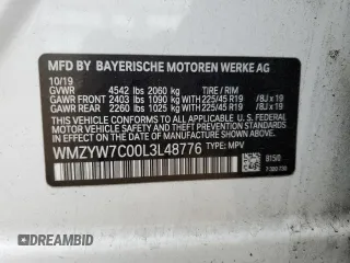 2020 MINI Countryman Cooper S with VIN WMZYW7C00L3L48776, listed as a Copart auction lot 80785704 with 84,194 mi miles and Salvage title. Bid and sale history available at DreamBid. Image 12.