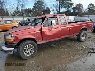 1996 Ford F-250 with VIN 1FTHX26F4TEB46656, listed as a Copart auction lot 87945225 with 0 mi miles and Salvage Title. Bid and sale history available at carsss.com. Image 1.