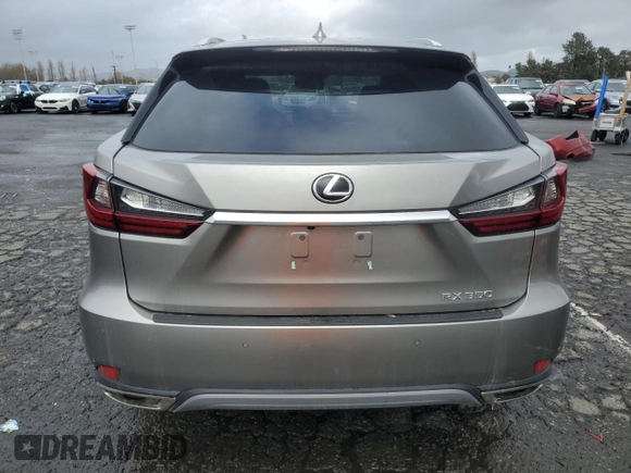 2020 Lexus RX with VIN 2T2HZMAA9LC169513, listed as a Copart auction lot 45373275 with 55,463 mi miles and Salvage Title. Bid and sale history available at carsss.com. Image 6.
