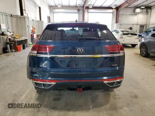 2021 Volkswagen Atlas SE with VIN 1V2NE2CA2MC201165, listed as a Copart auction lot 58757245 with 54,802 mi miles and Salvage title. Bid and sale history available at DreamBid. Image 6.