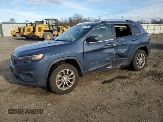 2021 Jeep Cherokee Latitude Lux with VIN 1C4PJMMN1MD172996, listed as a Copart auction lot 47259295 with 126,664 mi miles and Salvage Title. Bid and sale history available at carsss.com. Image 1.
