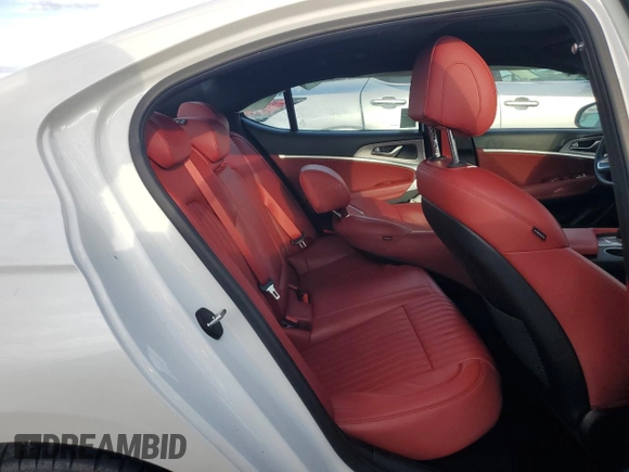 2023 Genesis G70 2.0T with VIN KMTG34TA0PU120130, listed as a Copart auction lot 74635014 with 20,374 mi miles and Non Repairable. Bid and sale history available at DreamBid. Image 10.