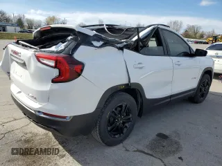 2024 GMC Terrain AT4 with VIN 3GKALYEG2RL196737, listed as a Copart auction lot 50094225 with 18,990 mi miles and Salvage Title. Bid and sale history available at carsss.com. Image 3.