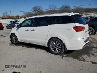 2015 Kia Sedona SX-L with VIN KNDME5C16F6034552, listed as a Copart auction lot 45478085 with 150,158 mi miles and Salvage Title. Bid and sale history available at DreamBid. Image 2.