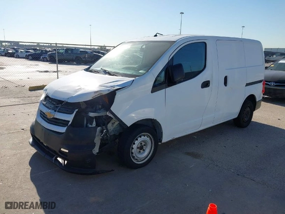 2015 Chevrolet City Express Cargo Van LT with VIN 3N63M0ZN4FK723476, listed as a IAAI auction lot 41786705 with 133,998 mi miles. Bid and sale history available at carsss.com. Image 2.