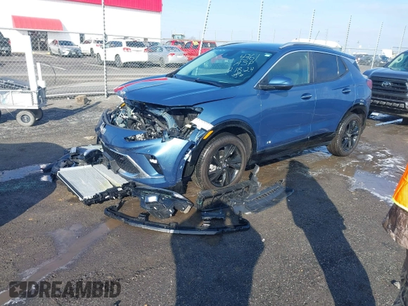 2025 Buick Encore GX Sport Touring with VIN KL4AMDSL0SB002033, listed as a IAAI auction lot 41548656 with 6,559 mi miles and . Bid and sale history available at DreamBid. Image 19.