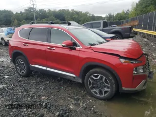 2023 Hyundai Santa Fe Hybrid SEL Premium with VIN 5NMS3DA1XPH001066, listed as a Copart auction lot 69592144 with 16,765 mi miles and Salvage Title. Bid and sale history available at carsss.com. Image 4.