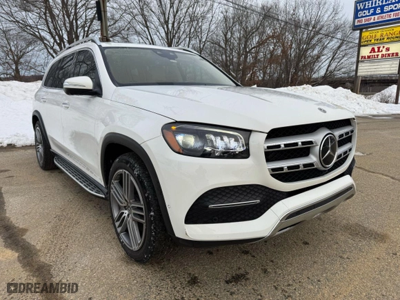 2022 Mercedes-Benz GLS with VIN 4JGFF5KE4NA674308, listed as a Copart auction lot 45237825 with 161,479 mi miles and Clean Title. Bid and sale history available at carsss.com. Image 1.
