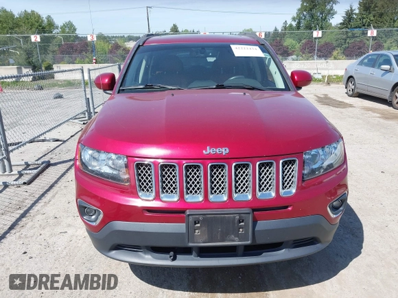 2016 Jeep Compass Latitude with VIN 1C4NJDEB3GD755831, listed as a IAAI auction lot 42222434 with 115,593 mi miles and . Bid and sale history available at DreamBid. Image 12.