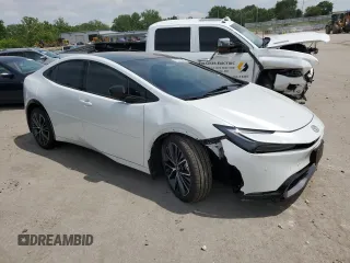2024 Toyota Prius LE with VIN JTDACAAU6R3034409, listed as a Copart auction lot 61341845 with 11,041 mi miles and Salvage title. Bid and sale history available at DreamBid. Image 4.