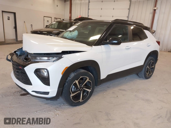2022 Chevrolet TrailBlazer RS with VIN KL79MUSL9NB015079, listed as a IAAI auction lot 42037322 with 73,701 mi miles and . Bid and sale history available at DreamBid. Image 2.