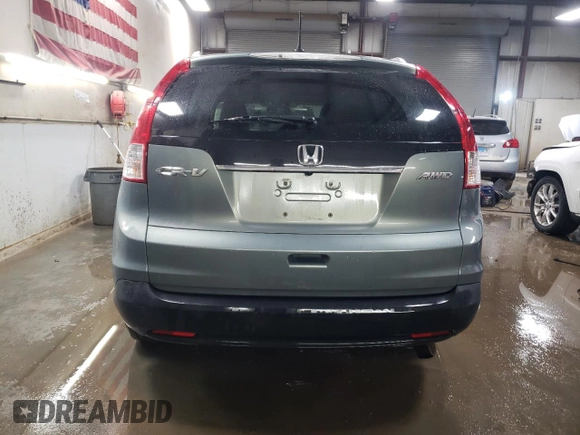 2012 Honda CR-V EX-L with VIN JHLRM4H74CC004210, listed as a Copart auction lot 48322215 with 161,931 mi miles and Salvage Title. Bid and sale history available at carsss.com. Image 6.