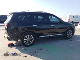 2014 Nissan Pathfinder SL with VIN 5N1AR2MN8EC708350, listed as a Copart auction lot 53275475 with 90,407 mi miles and Salvage Title. Bid and sale history available at DreamBid. Image 3.