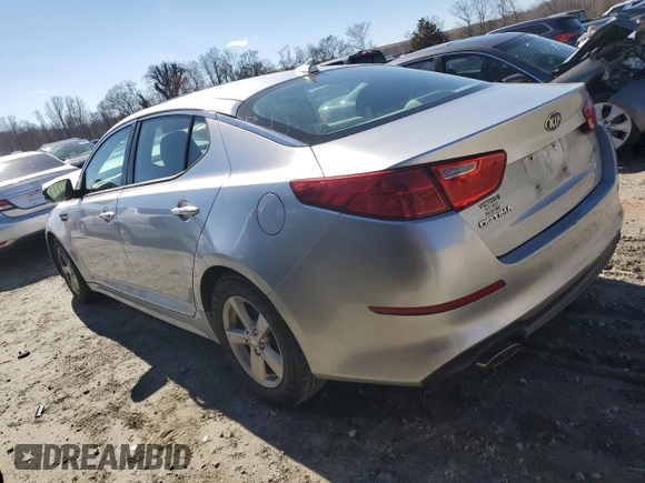 2015 Kia Optima LX z VIN 5XXGM4A72FG431663, wystawiony jako Copart lot #48197175 z przebiegiem 147 940 mil mil oraz Szkoda całkowita • Salvage title. Historia ofert i sprzedaży dostępna na DreamBid. Obrazek 2.