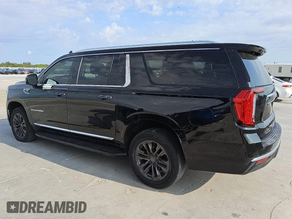 2022 GMC Yukon XL SLT z VIN 1GKS2GKD4NR141964, wystawiony jako Copart lot #57157795 z przebiegiem 48 131 mil mil oraz Czysty tytuł • Clean title. Historia ofert i sprzedaży dostępna na DreamBid. Obrazek 2.