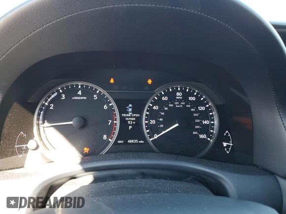 2015 Lexus GS 350 with VIN JTHBE1BL7FA002921, listed as a Copart auction lot 69750764 with 48,835 mi miles and Salvage Title. Bid and sale history available at carsss.com. Image 9.