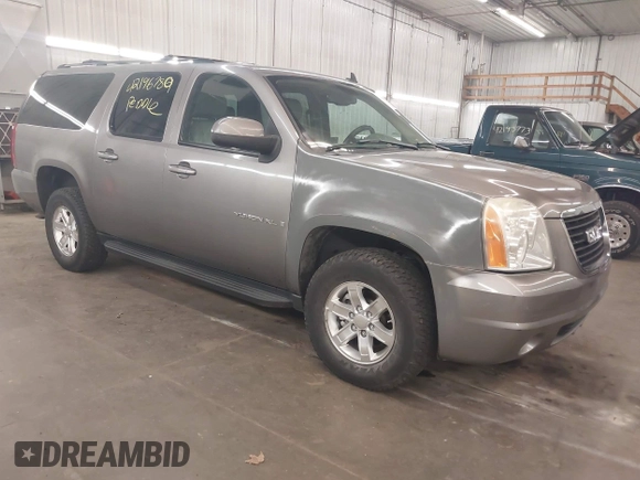 2007 GMC Yukon XL SLT with VIN 1GKFK16387R195478, listed as a IAAI auction lot 42196789 with 258,350 mi miles. Bid and sale history available at carsss.com. Image 1.