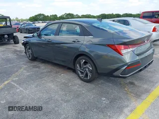2025 Hyundai Elantra SEL Convenience with VIN KMHLS4DG9SU905768, listed as a IAAI auction lot 42101897 with 7,303 mi miles and . Bid and sale history available at DreamBid. Image 3.