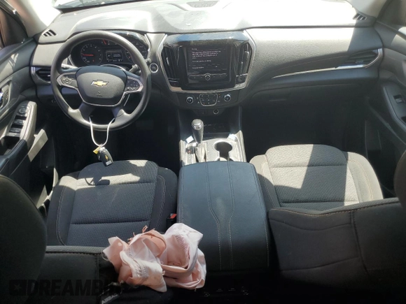 2020 Chevrolet Traverse LS z VIN 1GNERFKW6LJ142780, wystawiony jako Copart lot #54752435 z przebiegiem 66 140 mil mil oraz Szkoda całkowita • Salvage title. Historia ofert i sprzedaży dostępna na DreamBid. Obrazek 8.