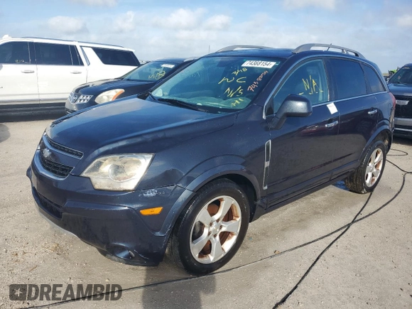 2014 Chevrolet Captiva Sport LTZ with VIN 3GNAL4EK4ES573181, listed as a Copart auction lot 74388154 with Not Provided miles and Non Repairable. Bid and sale history available at DreamBid. Image 1.