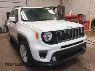 2020 Jeep Renegade Latitude with VIN ZACNJABB4LPL26676, listed as a IAAI auction lot 41662429 with 94,898 mi miles. Bid and sale history available at carsss.com. Image 1.