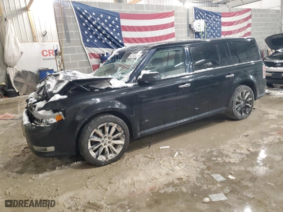 2015 Ford Flex Limited with VIN 2FMHK6D89FBA03241, listed as a Copart auction lot 82108294 with 130,189 mi miles and Salvage Title. Bid and sale history available at carsss.com. Image 1.