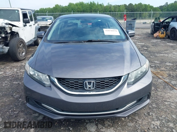 2015 Honda Civic LX with VIN 19XFB2F59FE065190, listed as a IAAI auction lot 42070979 with 153,317 mi miles and . Bid and sale history available at DreamBid. Image 12.