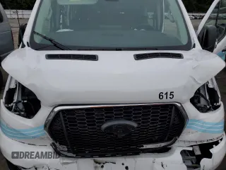 2024 Ford Transit Passenger XL with VIN 1FBAX9Y82RKB14246, listed as a Copart auction lot 49182855 with 2,167 mi miles and Salvage Title. Bid and sale history available at DreamBid. Image 12.