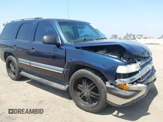 2004 Chevrolet Tahoe LS with VIN 1GNEC13V54R115616, listed as a IAAI auction lot 42499977 with 189,158 mi miles and . Bid and sale history available at DreamBid. Image 1.