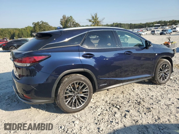 2020 Lexus RX with VIN 2T2YGMDA3LC049997, listed as a Copart auction lot 74929424 with 37,090 mi miles and Salvage Title. Bid and sale history available at carsss.com. Image 3.