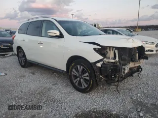 2017 Nissan Pathfinder SV z VIN 5N1DR2MN2HC674116, wystawiony jako Copart lot #47123475 z przebiegiem 133 928 mil mil oraz Szkoda całkowita • Salvage title. Historia ofert i sprzedaży dostępna na DreamBid. Obrazek 4.