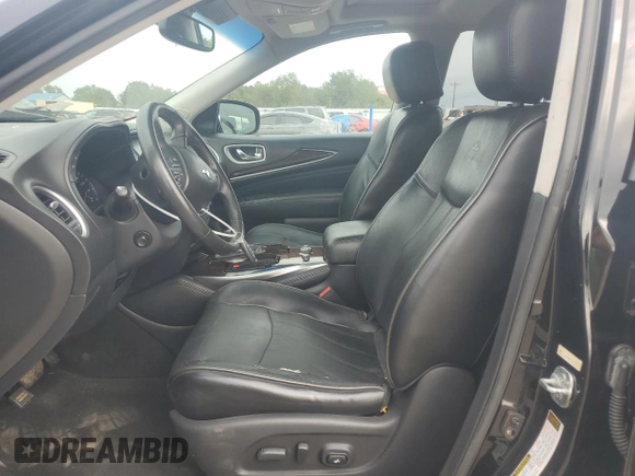2013 Infiniti JX35 with VIN 5N1AL0MN5DC336213, listed as a Copart auction lot 76327014 with 126,852 mi miles and Salvage Title. Bid and sale history available at carsss.com. Image 7.