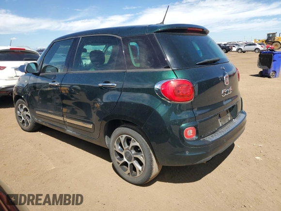 2014 FIAT 500L Lounge with VIN ZFBCFACH8EZ021946, listed as a Copart auction lot 68133844 with 104,017 mi miles and Salvage Title. Bid and sale history available at carsss.com. Image 2.