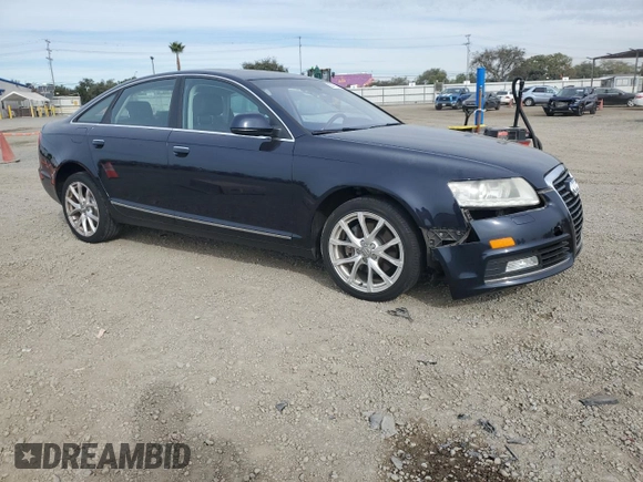 2010 Audi A6 with VIN WAUEKBFB4AN037199, listed as a Copart auction lot 82477354 with 85,846 mi miles and Salvage title. Bid and sale history available at DreamBid. Image 4.