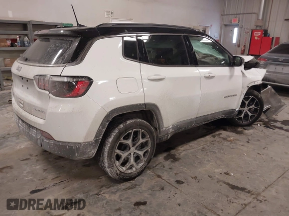 2024 Jeep Compass Limited with VIN 3C4NJDCN6RT129393, listed as a IAAI auction lot 41625271 with 12,506 mi miles and . Bid and sale history available at DreamBid. Image 4.