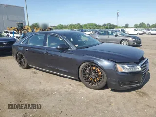 2015 Audi A8 3.0T with VIN WAU3GAFD2FN039318, listed as a Copart auction lot 54906635 with 146,767 mi miles and Salvage Title. Bid and sale history available at DreamBid. Image 4.