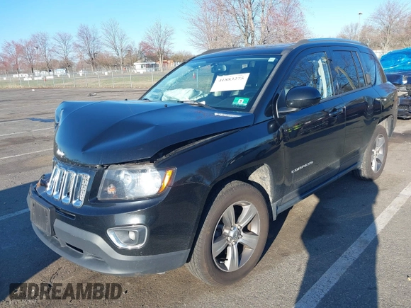 2016 Jeep Compass High Altitude Edition with VIN 1C4NJDEB3GD762908, listed as a IAAI auction lot 41883275 with 93,968 mi miles. Bid and sale history available at carsss.com. Image 16.