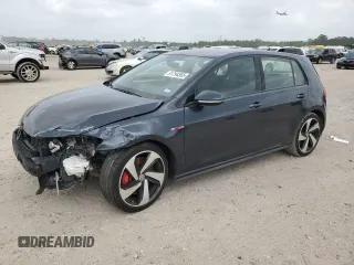 2020 Volkswagen Golf GTI S with VIN 3VW6T7AU9LM004624, listed as a Copart auction lot 51794365 with 36,805 mi miles and Salvage Title. Bid and sale history available at carsss.com. Image 1.