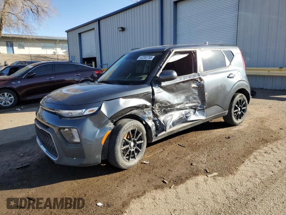 2020 Kia Soul S with VIN KNDJ23AU8L7722751, listed as a Copart auction lot 42203755 with 115,528 mi miles and Salvage Title. Bid and sale history available at carsss.com. Image 1.