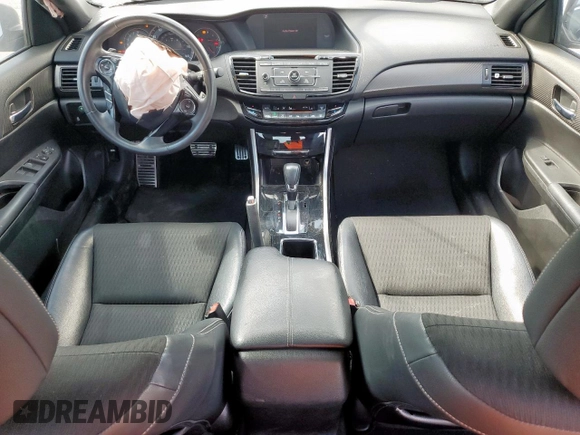 2016 Honda Accord Sport with VIN 1HGCR2F51GA052910, listed as a Copart auction lot 59615995 with 161,452 mi miles and Salvage title. Bid and sale history available at DreamBid. Image 8.