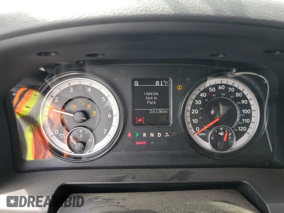 2020 Ram 1500 Tradesman with VIN 3C6RR7KG7LG205399, listed as a Copart auction lot 54613925 with 24,136 mi miles and Clean title. Bid and sale history available at DreamBid. Image 9.
