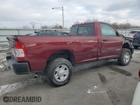 2022 Ram 2500 with VIN 3C6MR5AL4NG237842, listed as a Copart auction lot 87160584 with Not provided miles and Salvage title. Bid and sale history available at DreamBid. Image 3.