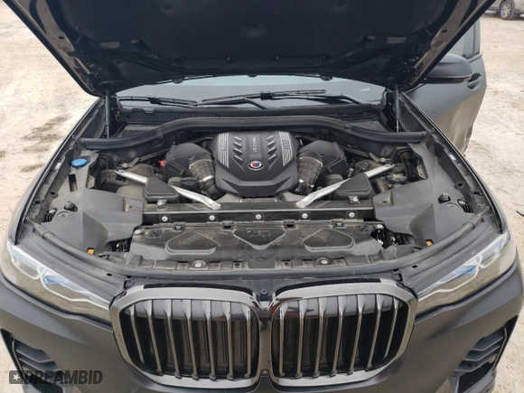 2021 BMW X7 ALPINA XB7 with VIN 5UXCX6C16M9F12347, listed as a Copart auction lot 43182975 with 33,065 mi miles and Salvage Title. Bid and sale history available at carsss.com. Image 12.