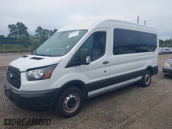 2019 Ford Transit Passenger XL with VIN 1FBZX2CM9KKA25228, listed as a IAAI auction lot 40274823 with 35,155 mi miles. Bid and sale history available at carsss.com. Image 18.