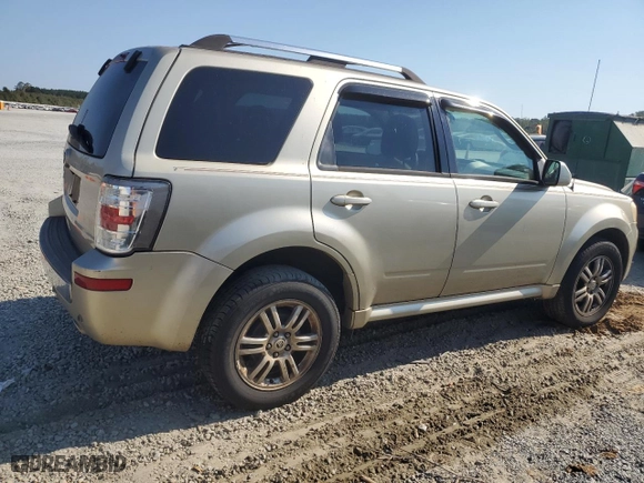 2010 Mercury Mariner Premier with VIN 4M2CN8H78AKJ08798, listed as a Copart auction lot 75897504 with 0 mi miles and Salvage Title. Bid and sale history available at carsss.com. Image 3.