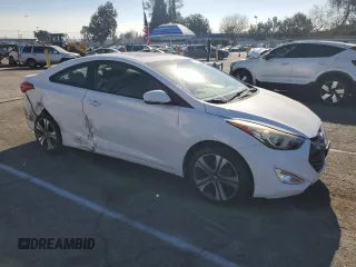 2013 Hyundai Elantra Coupe SE with VIN KMHDH6AE2DU006528, listed as a Copart auction lot 87547195 with 81,980 mi miles and Salvage Title. Bid and sale history available at carsss.com. Image 4.