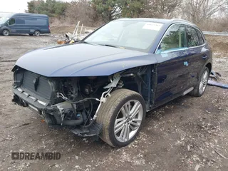 2018 Audi Q5 Premium Plus with VIN WA1BNAFY6J2002090, listed as a IAAI auction lot 41653345 with 127,292 mi miles. Bid and sale history available at carsss.com. Image 18.