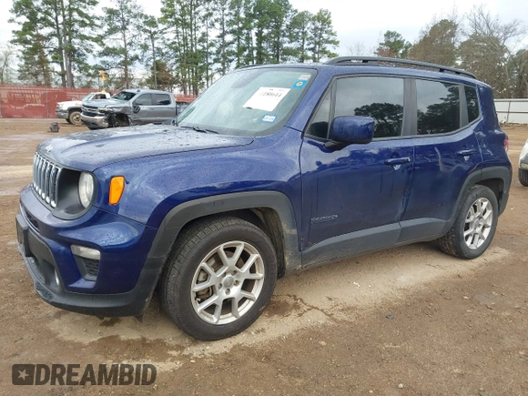 2020 Jeep Renegade Latitude with VIN ZACNJABBXLPM00506, listed as a IAAI auction lot 41180614 with 97,279 mi miles. Bid and sale history available at carsss.com. Image 17.